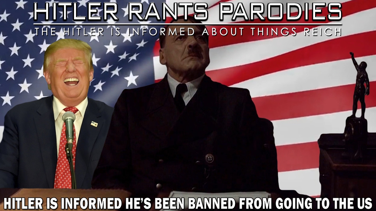 Hitler is informed he's been banned from going to the US