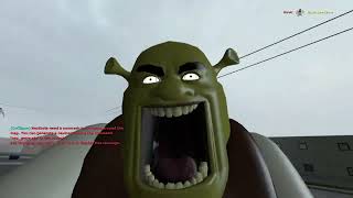Scary Shrek Foggy Village