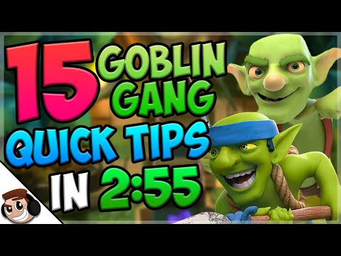 15 QUICK Tips About: Goblin Gang🗡| Clash Royale