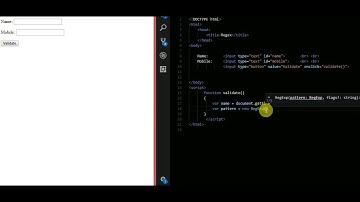 Regex pattern validation using JavaScript match method HTML5