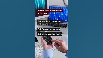 What does a ransomware attack do? #CyberSecurity  #thinker  #sciencefather