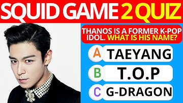 Squid Game 2 Quiz – 30 Challenging Questions! 🎭🔴🟢
