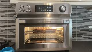 Cooking sausages in an air fryer (HYSapientia XXL Air Fryer Oven)