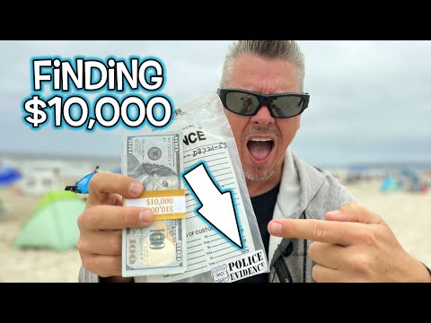 Finding $10,000 at Beach Prank - PART 1!