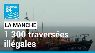 Royaume-Uni : plus de 1 300 traversées illégales de la Manche en une journée, du jamais vu