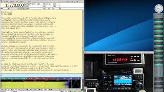 Shortwave Radiogram #98 May 3 2019 on 15770Khz Shortwave Radio R8600