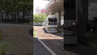 【元名鉄車】豊橋鉄道  東田本線  駅前駅  780形  普通駅前行き  到着
