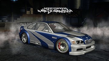 NFS Most Wanted - BMW M3 GTR, 2001 (Blacklist #1 Razor)