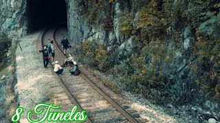 8 TUNELES 4K | DE CANOAS RUMBO A TAMASOPO 19 KM | VIAS DEL TREN | CENTRO HISTORICO SAN LUIS POTOSI