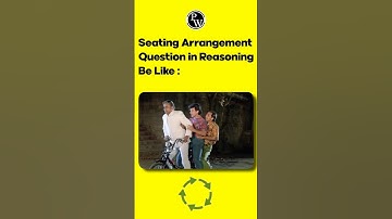 Seating Arrangement Questions in Reasoning Be Like #Reasoning #Shorts #Tricks