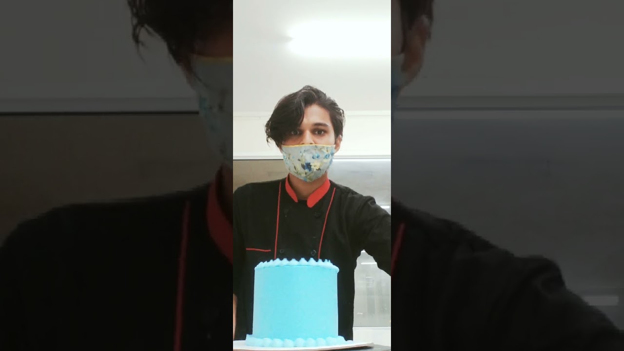 chocolate# flavour# cake blue 