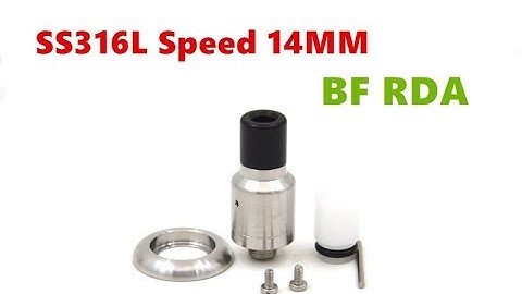 SS316 Speed 14mm BF RDA Rebuildable Bottom feeder Atomizer from Wejoytech