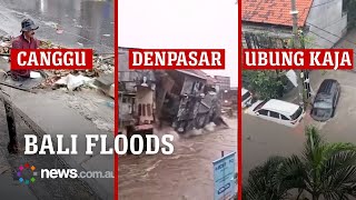 The island of Bali hit with heavy flooding