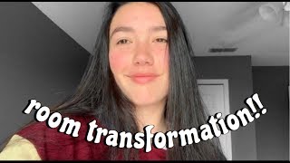 room transformation!! painting my room and redoing furniture!
