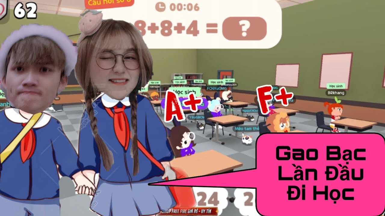 [Play Together] Cô Ngân Lần Đầu Rủ Rê Gao Bạc Đi Học Sau Hơn 3 Năm Nghỉ ...