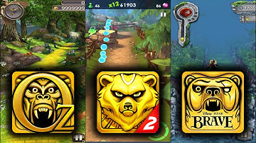 Temple Run Oz Vs Spirit Run 2   Temple Zombie Vs Temple Run Brave - Endless Run Game Play Android