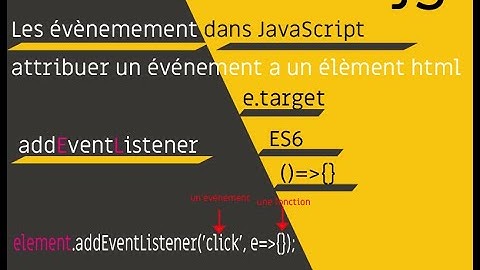 La méthode addEventListener  javascript