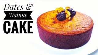 Dates and walnut cake recipe