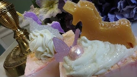 Unicorn Soap! Making Cold Process Unicorn Novelty Soaps