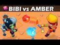 BIBI vs AMBER |🔥🆚🧟‍♀️| 30 Test | Brawl Stars