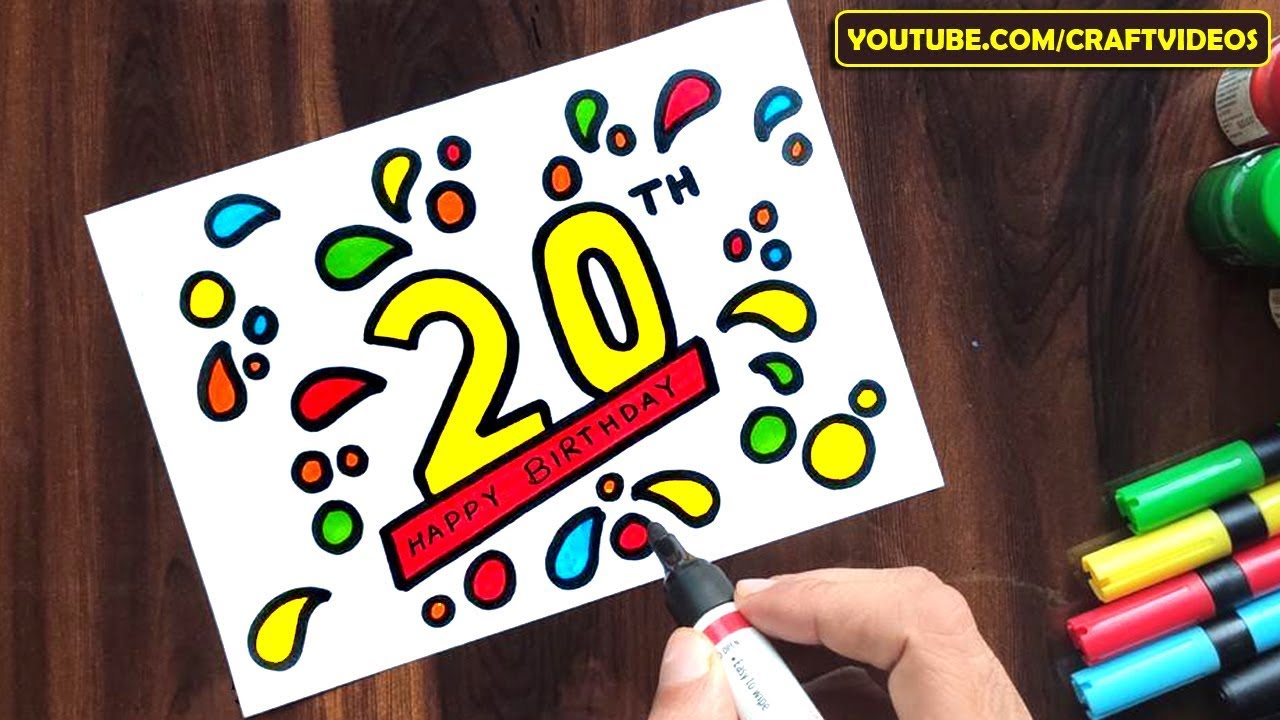 20th-birthday-card-ideas-youtube