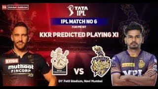 KKR VS RCB IPL LIVE MATCH TODAY