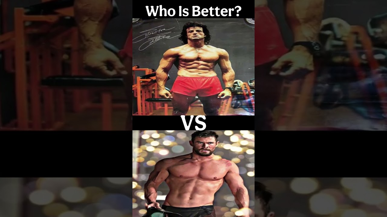 Actors Physique : Sylvester Stallone VS Chris Hemsworth 💪 Who Is Better ?