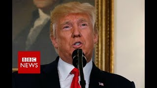 Trump denounces KKK and racism in Charlottesville - BBC News