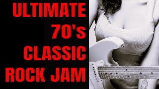 Video thumbnail of "Ultimate Classic 70's Rock Jam | Guitar Backing Track (D Minor)"