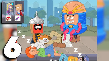 Help the Hero - Gameplay Part 6 Levels 48-53 Sleep (Android,iOS)