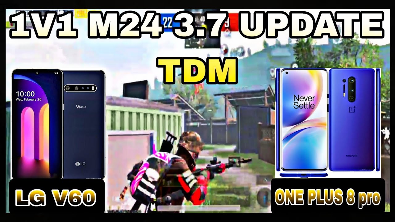 60 FPS VS 90 FPS DEVICE TDM M24 GAMEPLAY | TDM 1V1 GAME PLAY LG V60 VS ...