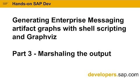 Generating Enterprise Messaging artifact graphs with shell scripting and Graphviz - Part 3