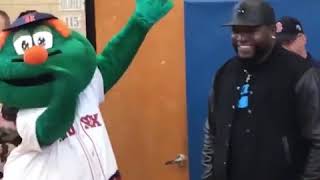 Big Papi Red Sox deliver caps to young fans