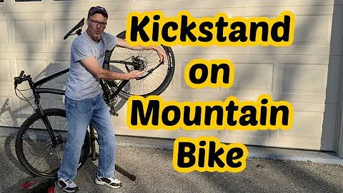 How to install a kickstand on a mountain bike