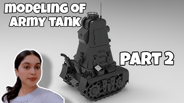 3D ARMY TANK Modeling  in MAYA part 2 #autodesk  #3d