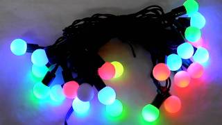 lights changing string led random electric twinkling bulbs wire plug