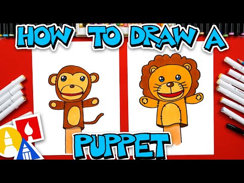 How To Draw A Puppet | Safe Videos for Kids