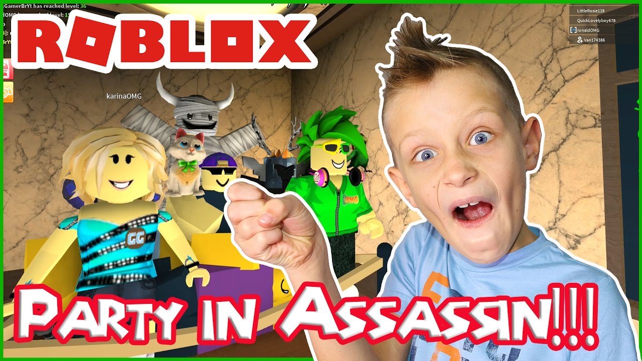 Party In Assassin Roblox Youtube - karina omg roblox costumes for kids