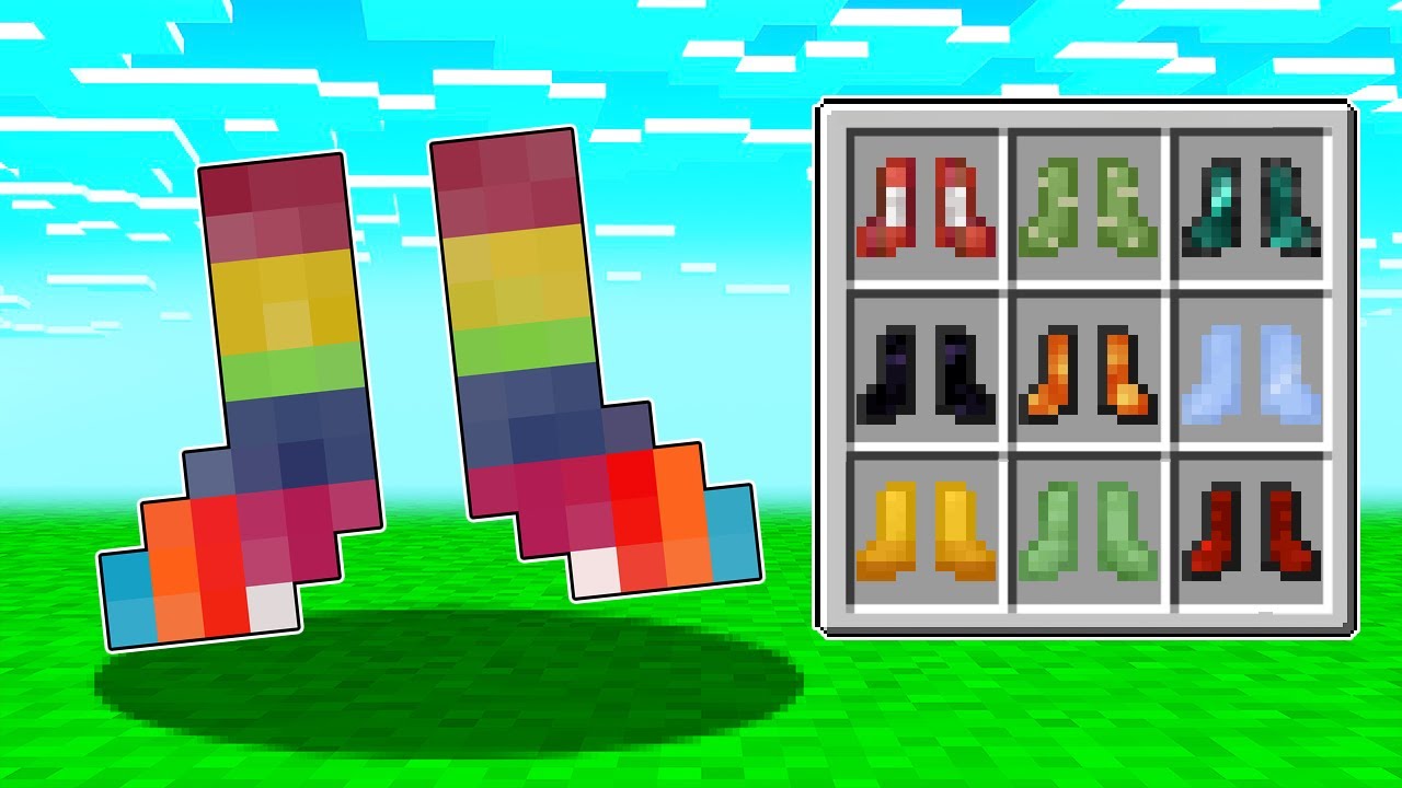 NOVAS BOTAS ADICIONADAS NO MINECRAFT - YouTube