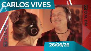 CARLOS VIVES SHOWED WHAT IT WAS LIKE TO RECORD "EL ÚLTIMO DISCO" #QAlDía 06/26/26