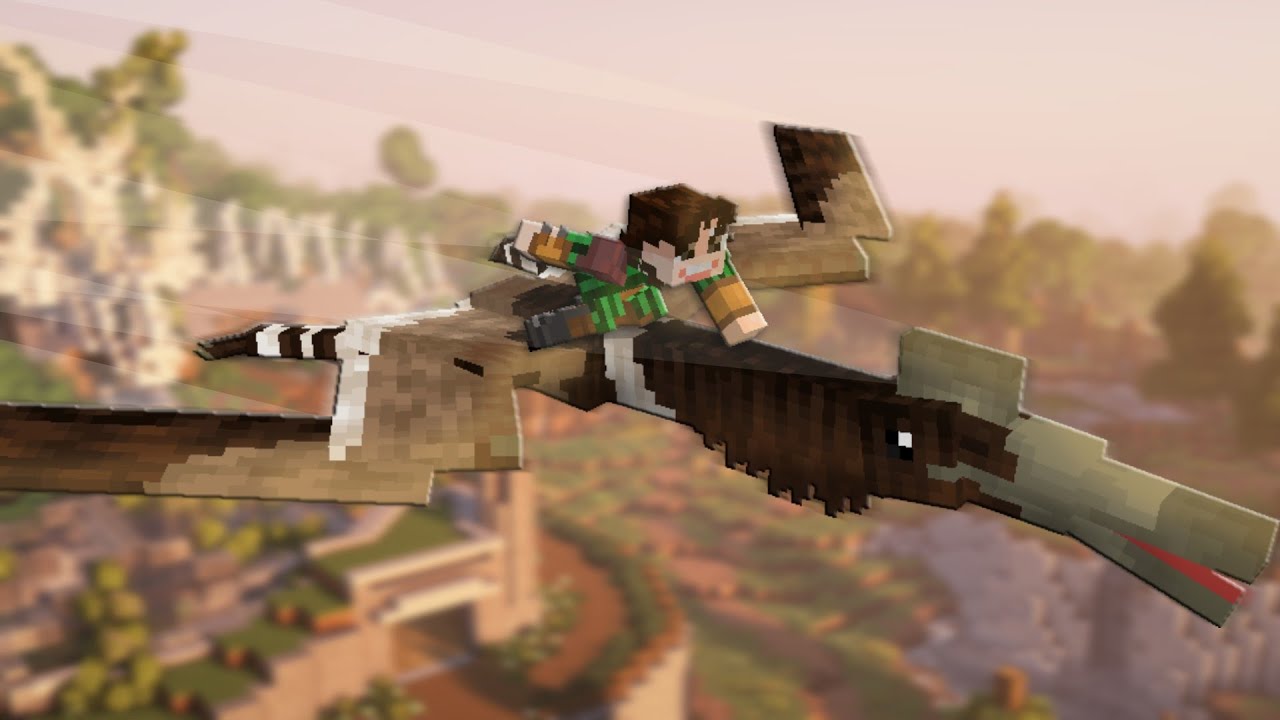 Taming The Biggest Flying Creature In Minecraft - Fossils And ...