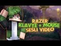 RAZER KLAVYE + MOUSE SESLİ VİDEO! (MC:SW #66) - minecraft skywars