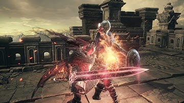 Dark Souls 3 Cinders Mod Pyromancy Showcase - Sacred Flame and Refined Sacred Flame