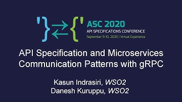 API specification and Microservices Communication Patterns with gRPC