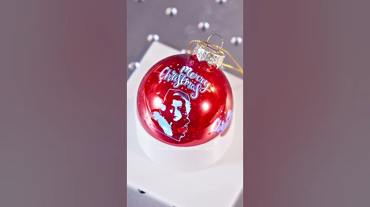 Personalize Your Christmas with UV-10 Laser Marking on Glass Ornaments!