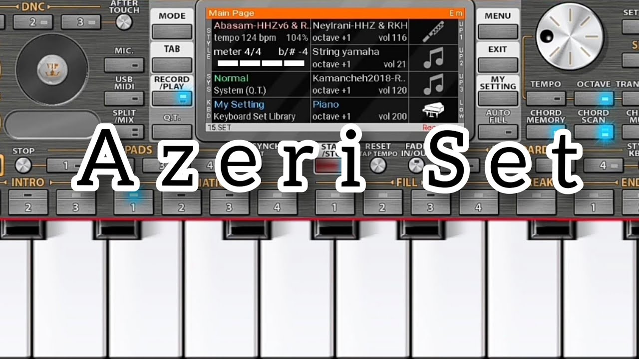 Azeri Set (ORG 2022 YouTube)