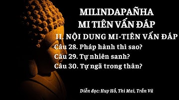 Câu 28 đến Câu 30 – Nội dung Mi Tiên vấn đáp – Kinh Mi Tiên vấn đáp – Milindapanha