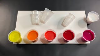 Acrylic Pouring: Fire Elemental Waterfall Style Pour- Unique Fluid Art