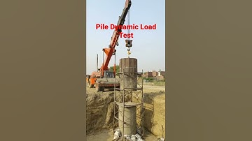 Pile Dynamic Load Test 💪👍👌