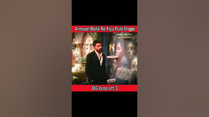 ARMAN MALIK NE KIYA RULE BREAK😨😨#bigbossott #biggboss #trending #viral #shortsvideo #armanmalik